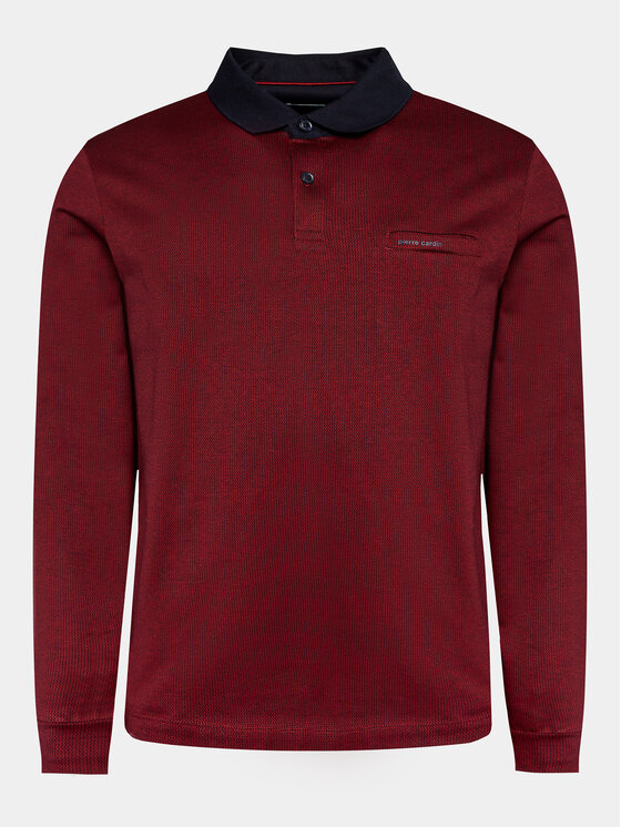 Pierre Cardin Pierre Cardin Polo 30404/000/3031 Bordo Regular Fit
