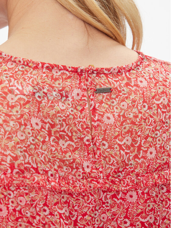 Pepe Jeans Pepe Jeans Rochie de vară Bridget PL953440 Roz Regular Fit
