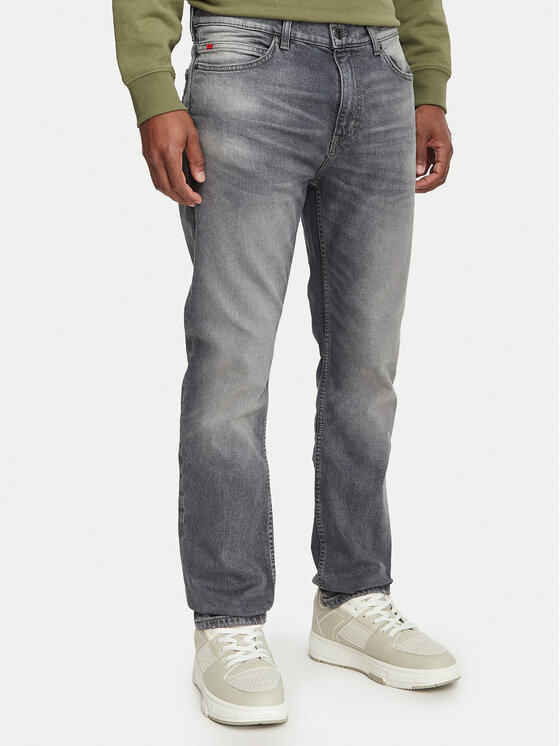 HUGO HUGO Jeansy 50561259 Šedá Slim Fit