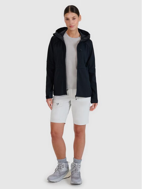 4F 4F Kurtka softshell 4FWSS25TSOFF315-20S Czarny Slim Fit