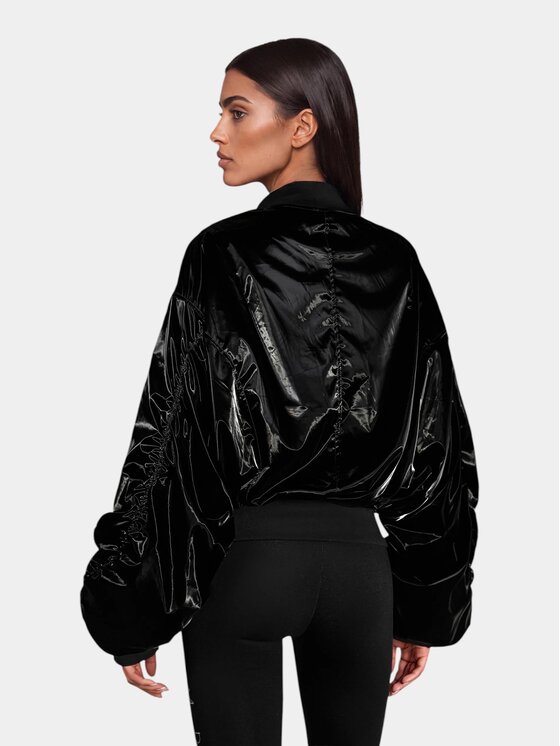 MADE BY SOCIETY MADE BY SOCIETY Kurtka anorak RAVE - J27532 Czarny Basic Fit
