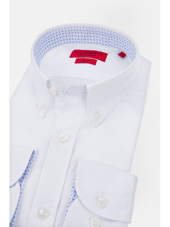 Lancerto Lancerto Koszula Rachel 2 KO073221000008 Biały Slim Fit