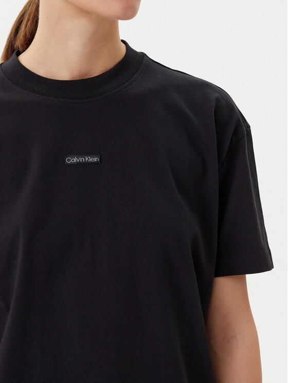 Calvin Klein Jeans Calvin Klein Jeans T-shirt Placed Institutional J20J225539 Crna Relaxed Fit