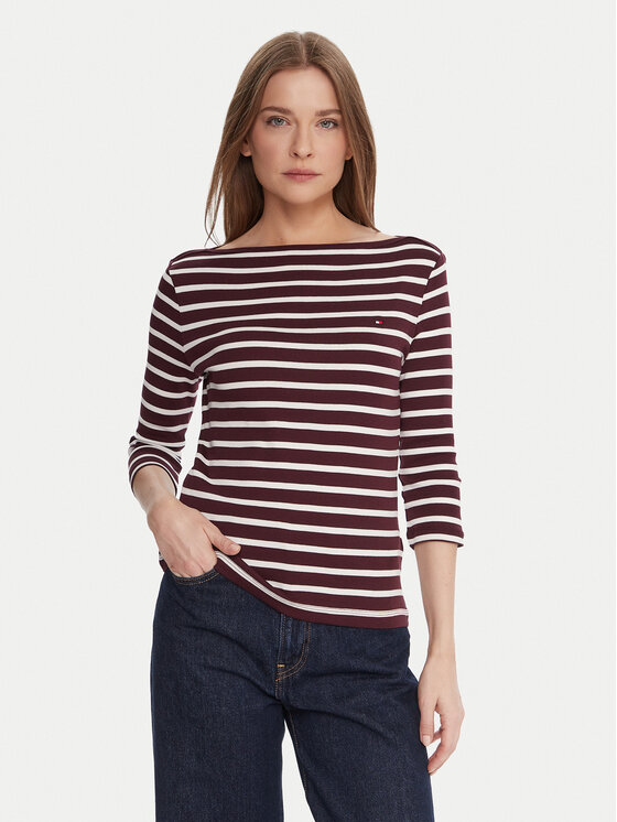 Tommy Hilfiger Tommy Hilfiger Bluză WW0WW40589 Vișiniu Regular Fit
