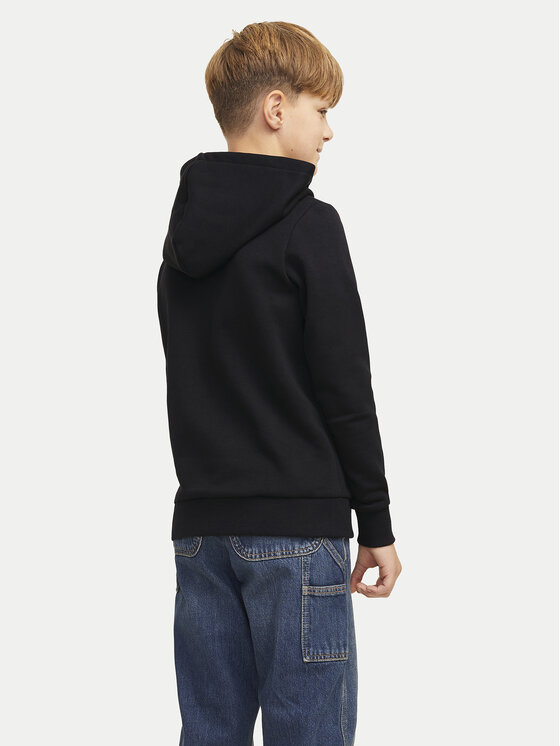 Jack & Jones Junior Jack & Jones Junior Majica dugih rukava Kam Varsity 12266761 Crna Standard Fit