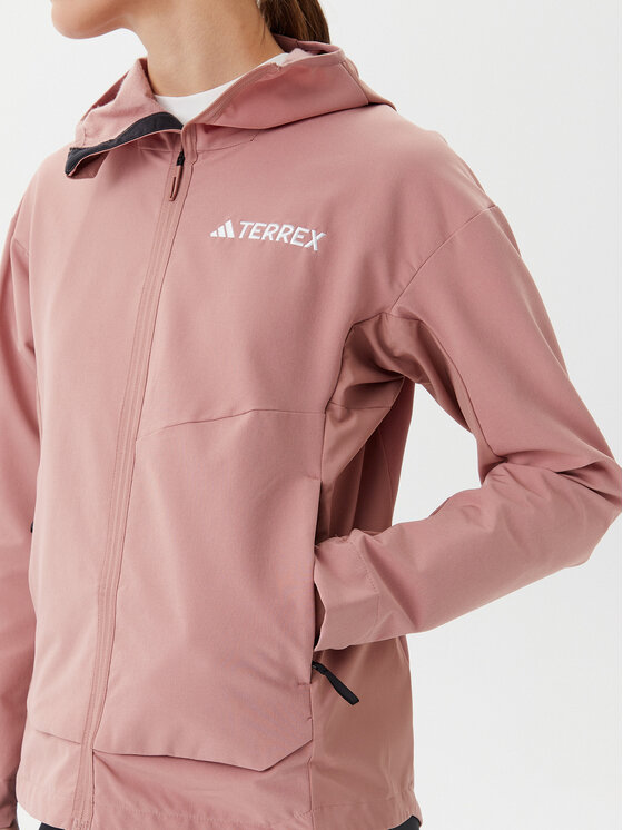 adidas adidas Softshell kabát Terrex Multi JC6861 Rózsaszín Regular Fit