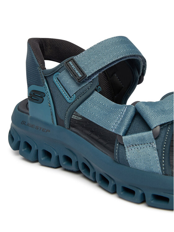 Skechers Skechers Sandále Glide Step Sandal 233382/BLU Tmavomodrá