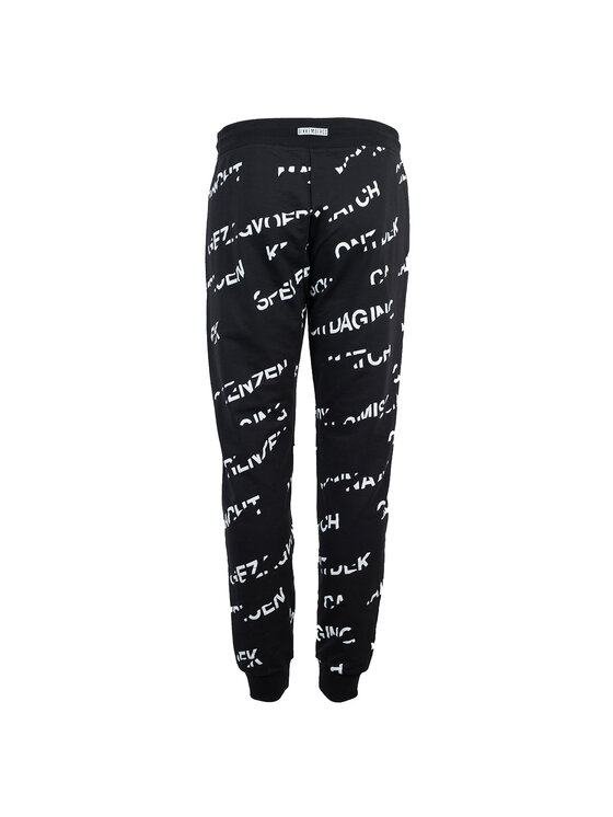 Bikkembergs Bikkembergs Παντελόνι υφασμάτινο C 1 043 00 E 1898 Μαύρο Regular Fit