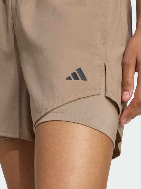 adidas adidas Szorty sportowe AEROREADY Brązowy Regular Fit