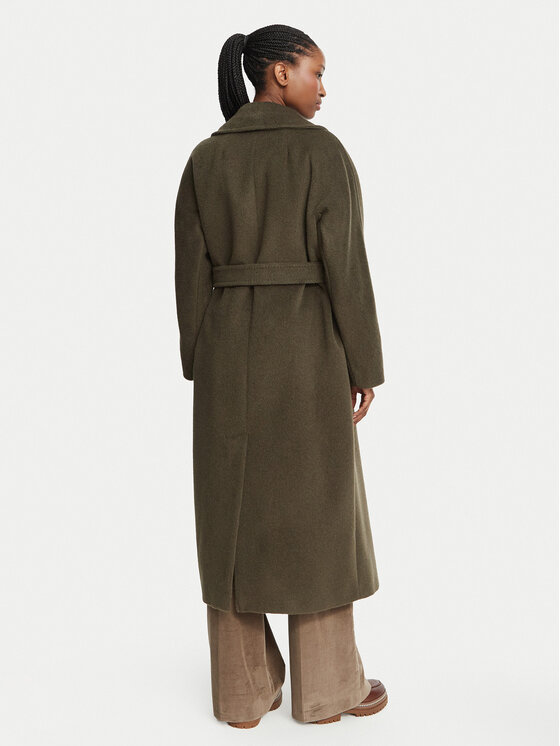 Weekend Max Mara Weekend Max Mara Płaszcz wełniany Tempera 2625016072 Khaki Regular Fit