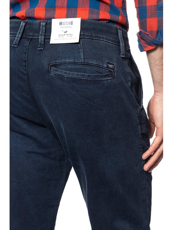 Mustang Mustang Jeansy REALX CHINO Niebieski Straight Fit