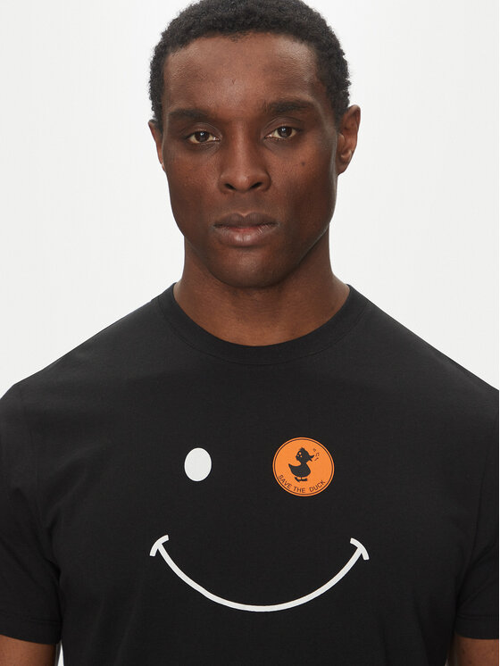 Save The Duck Save The Duck T-Shirt DT1197M BESY20 Czarny Regular Fit