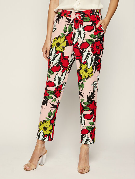 Pantaloni di tessuto F19201 T5160 Multicolore