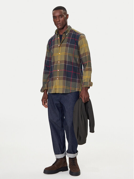 Barbour Barbour Krekls Glendale MSH4992TN52 Zaļš Regular Fit