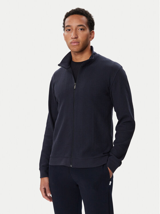 BOSS Суитшърт Structure 50559332 Тъмносин Regular Fit