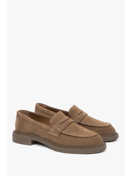 Estro Estro Loafersy ER00116886 Brązowy