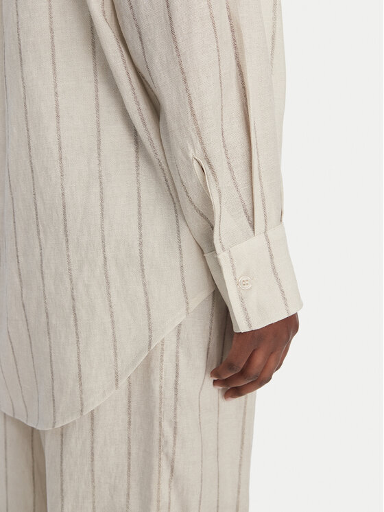 Eleh Eleh Сорочка SS260271 Écru Relaxed Fit