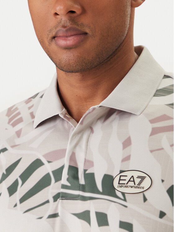 EA7 Emporio Armani EA7 Emporio Armani Poloshirt 7M001286 AF22175 F8040 Écru Regular Fit