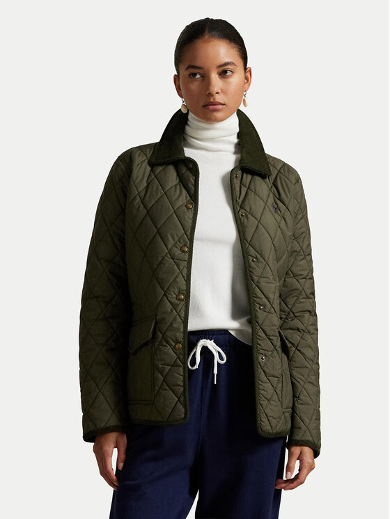 Polo Ralph Lauren Polo Ralph Lauren Pārejas jaka 211965336001 Zaļš Straight Fit