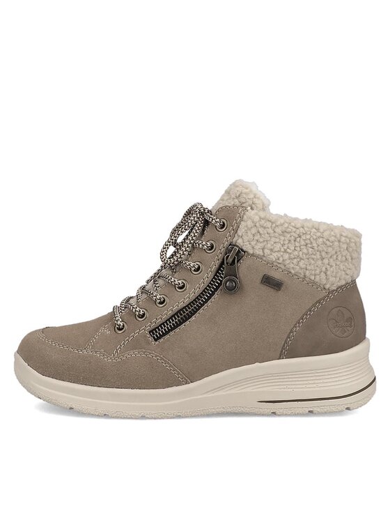 Rieker Damen Remonte Sneaker WeiÃƒÂŸ Silber Herbst Winter Rieker