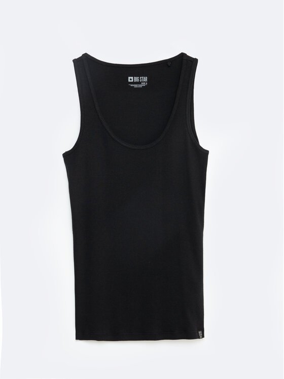 BIG STAR BIG STAR Top ALENA Czarny Slim Fit