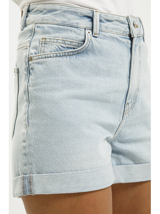 Cross Jeans Cross Jeans Szorty jeansowe F 418-022 Niebieski