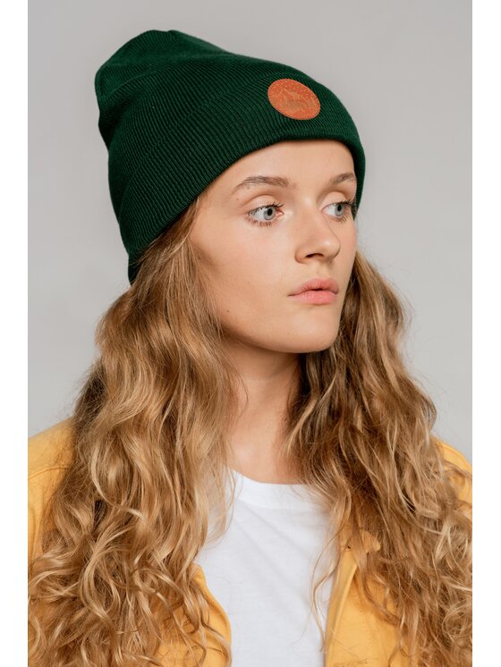 Kabak Kabak Czapka klasyczna beanie Zielony