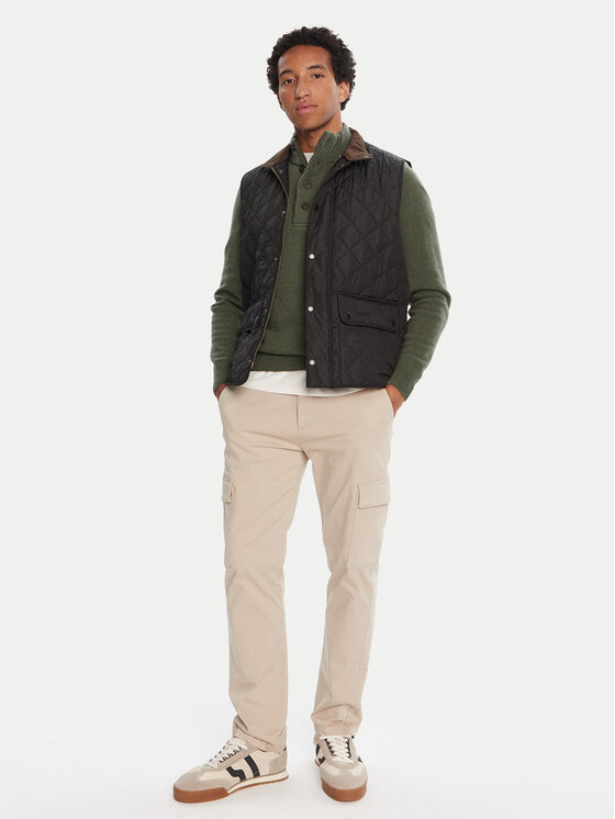 Barbour Barbour Sportski prsluk MGI0245BK11 Crna Regular Fit