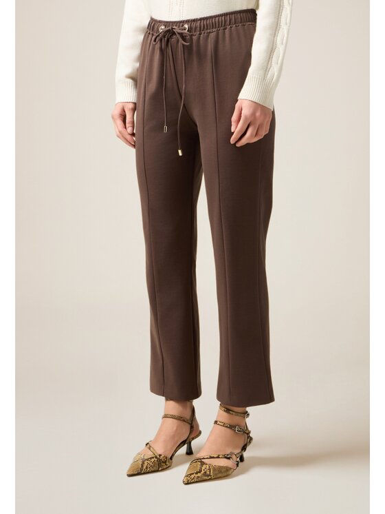 Oltre Oltre Pantaloni di tessuto P263R009066N032 Marrone Boy Fit