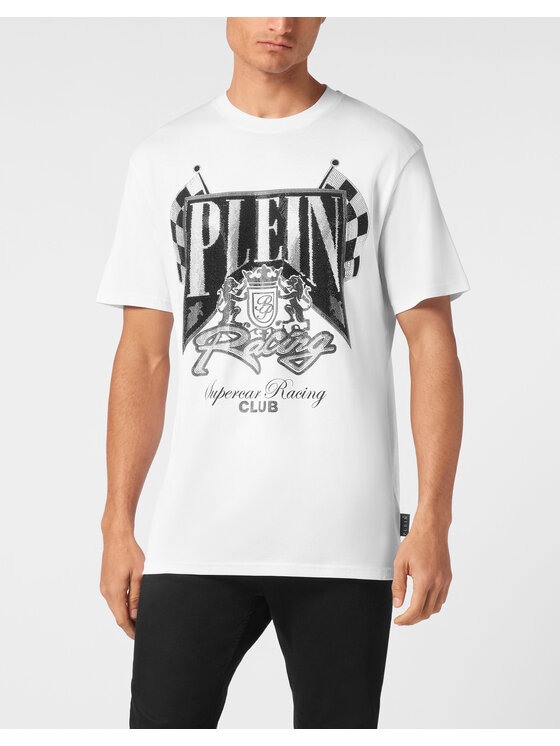 PHILIPP PLEIN PHILIPP PLEIN T-Shirt 21653 Biały Regular Fit
