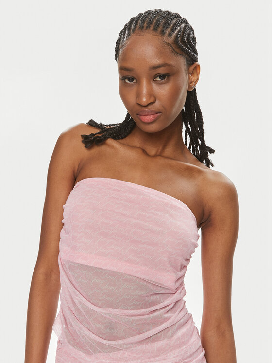 Juicy Couture Juicy Couture Top JCWCT23328 Różowy Slim Fit