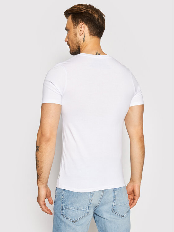 Jack & Jones Jack & Jones Set de tricouri﻿ Basic 12133914 Alb Regular Fit
