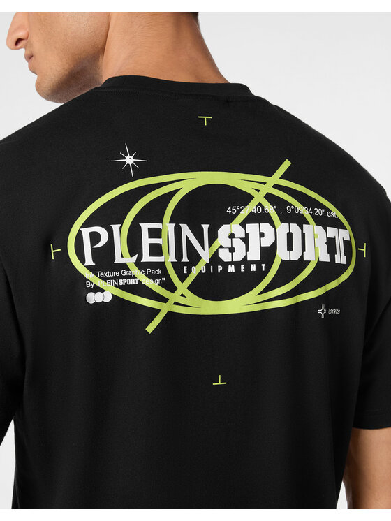 Plein Sport Plein Sport T-Shirt 23105 Czarny Regular Fit
