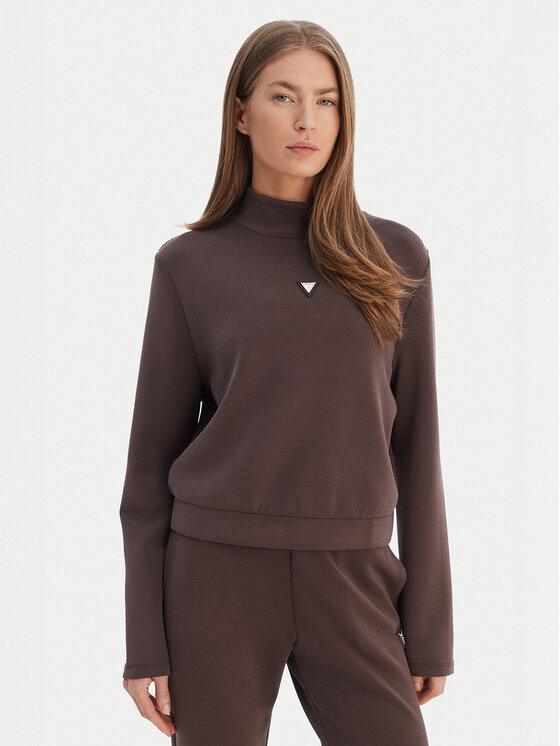 Guess Guess Džemperis V4YQ05 KCAY2 Ruda Regular Fit