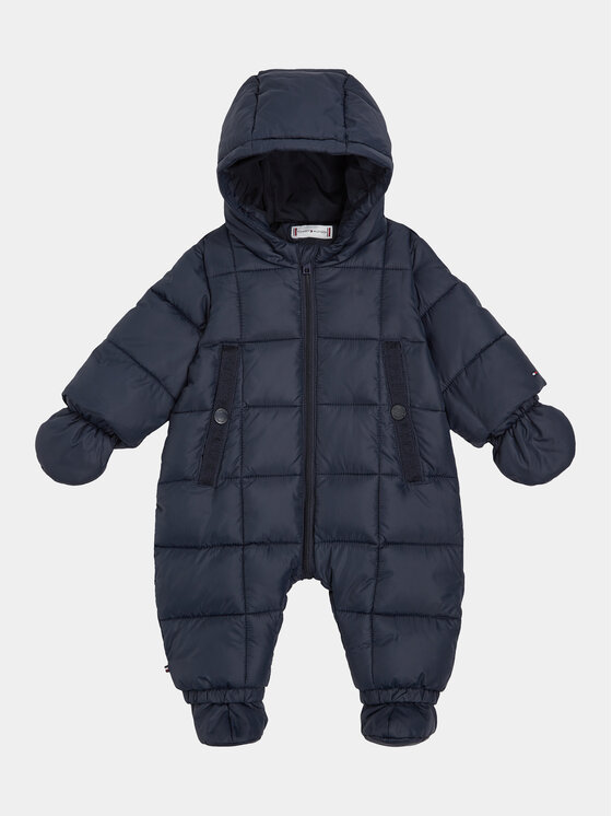 Tommy Hilfiger Jogginganzug Baby Monotype Tape Ski Suit Blau Modivo