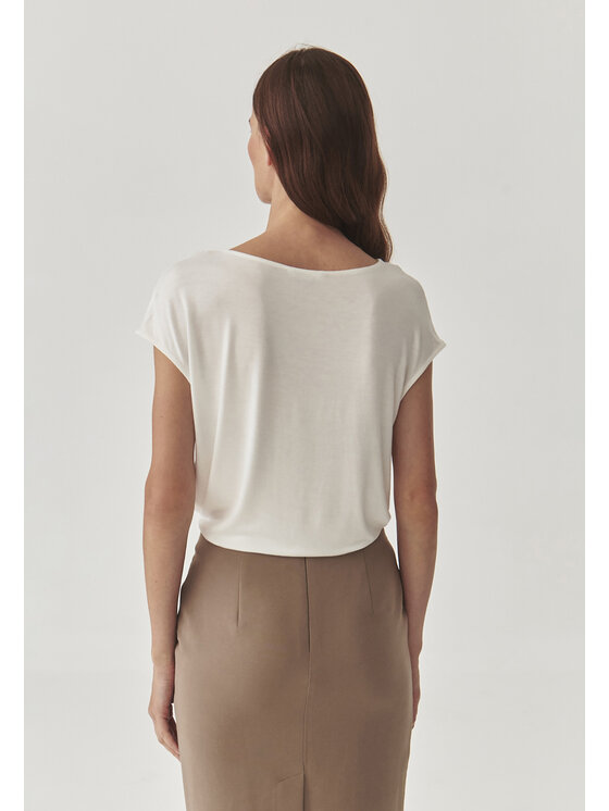 TATUUM TATUUM Bluzka MORO Kremowy Loose Fit