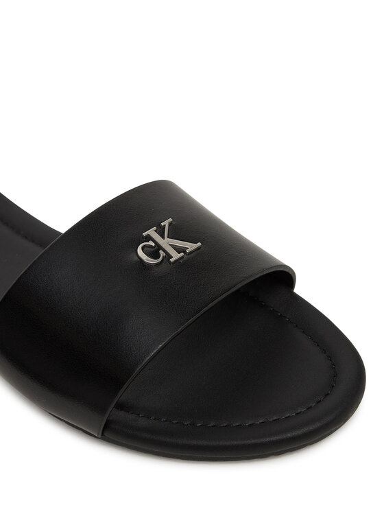 Calvin Klein Jeans Calvin Klein Jeans Шльопанці Flat Sandal Slide Mg YW0YW01697 Чорний