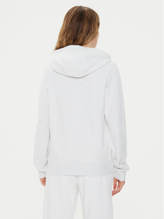 Helly Hansen Helly Hansen Bluza W Hh Logo Full Zip Hoodie 2.0 34461 Biały Regular Fit