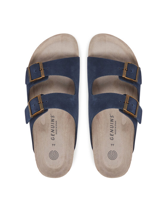Genuins Genuins Plätud Hawaii Velour G106239 Tumesinine