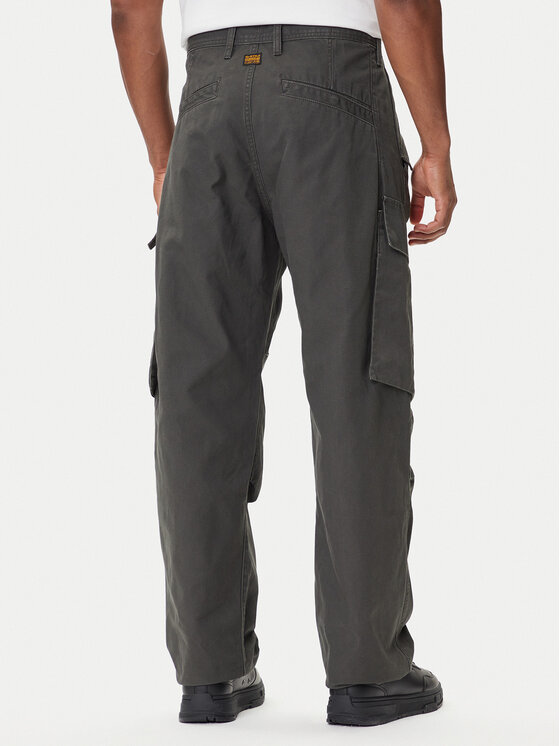 G-Star Raw G-Star Raw Hlače R-3N D25224-D191 Siva Straight Fit