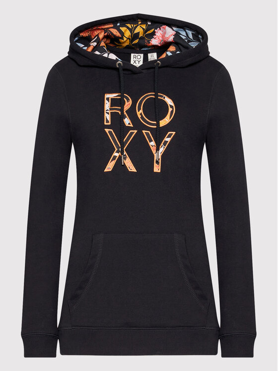 Roxy Roxy Суитшърт Right On Time ERJFT04515 Черен Regular Fit