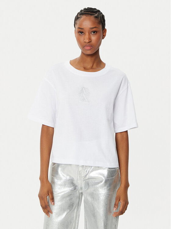 Női Póló Armani Exchange, Méret: S, Fehér, XW000102 AF10359 U0002