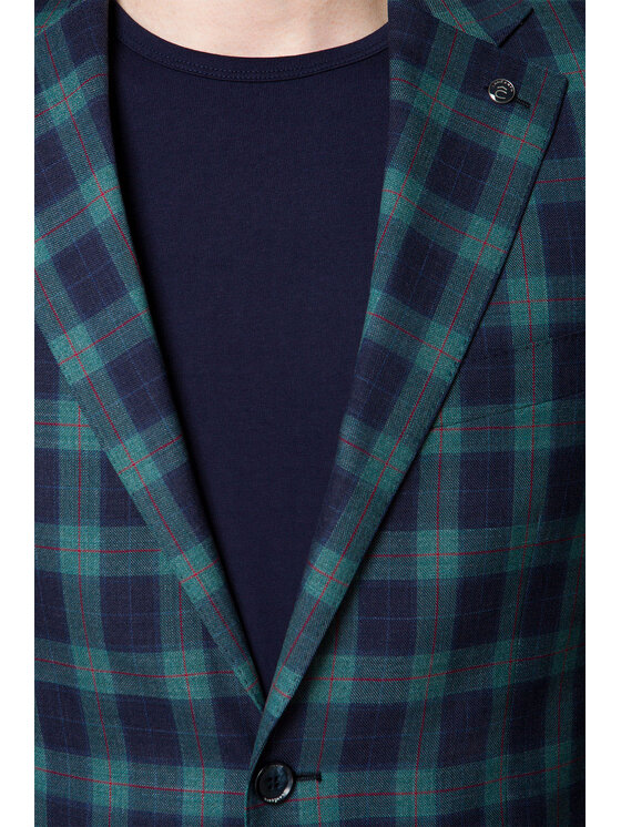 Lancerto Lancerto Marynarka Saxony 2 Kolorowy Slim Fit