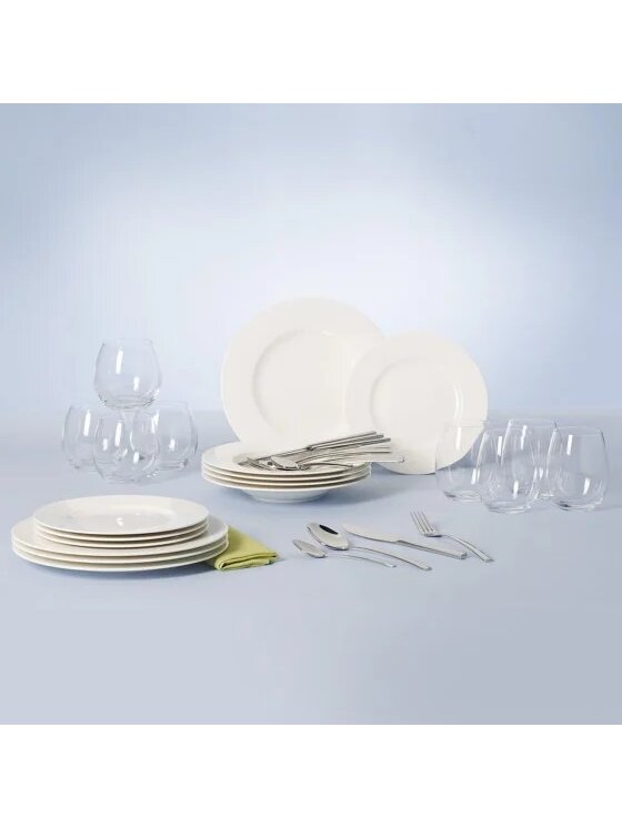 Villeroy & Boch Villeroy & Boch Komplet talerzy Villeroy & Boch Wonderful World White Biały