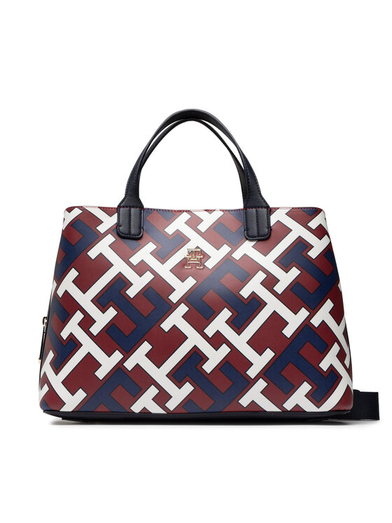 Tommy hilfiger iconic best sale tommy tote monogram
