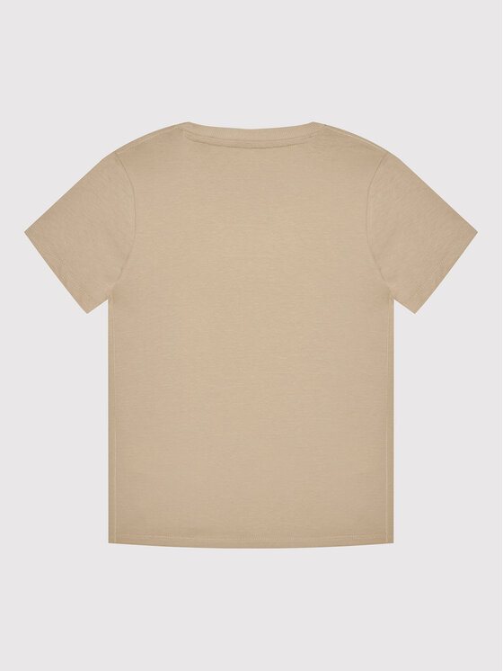 T-shirt H2GJ00 I3Z11 Beige Regular Fit