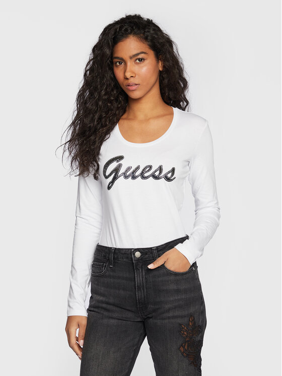 Blusa W3RI15 J1314 Bianco Slim Fit