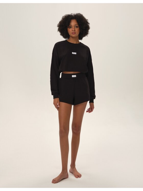 Esotiq Esotiq Bluza 42130 Czarny Regular Fit