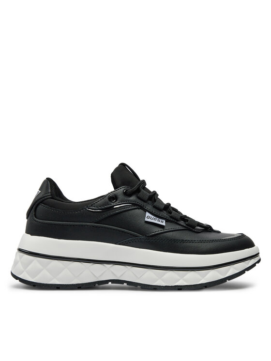 Guess Sneakers Kyrki FLTKYR LEA12 Negru