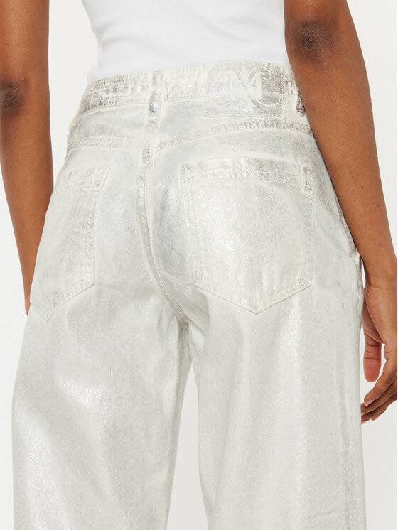 MAX&Co. MAX&Co. Džínsy Basilio 2516131021200 Strieborná Wide Leg